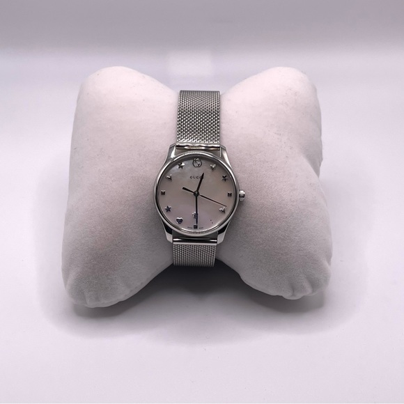 Gucci G-Timeless Slim Stainless Steel Watch - Picture 1 of 5